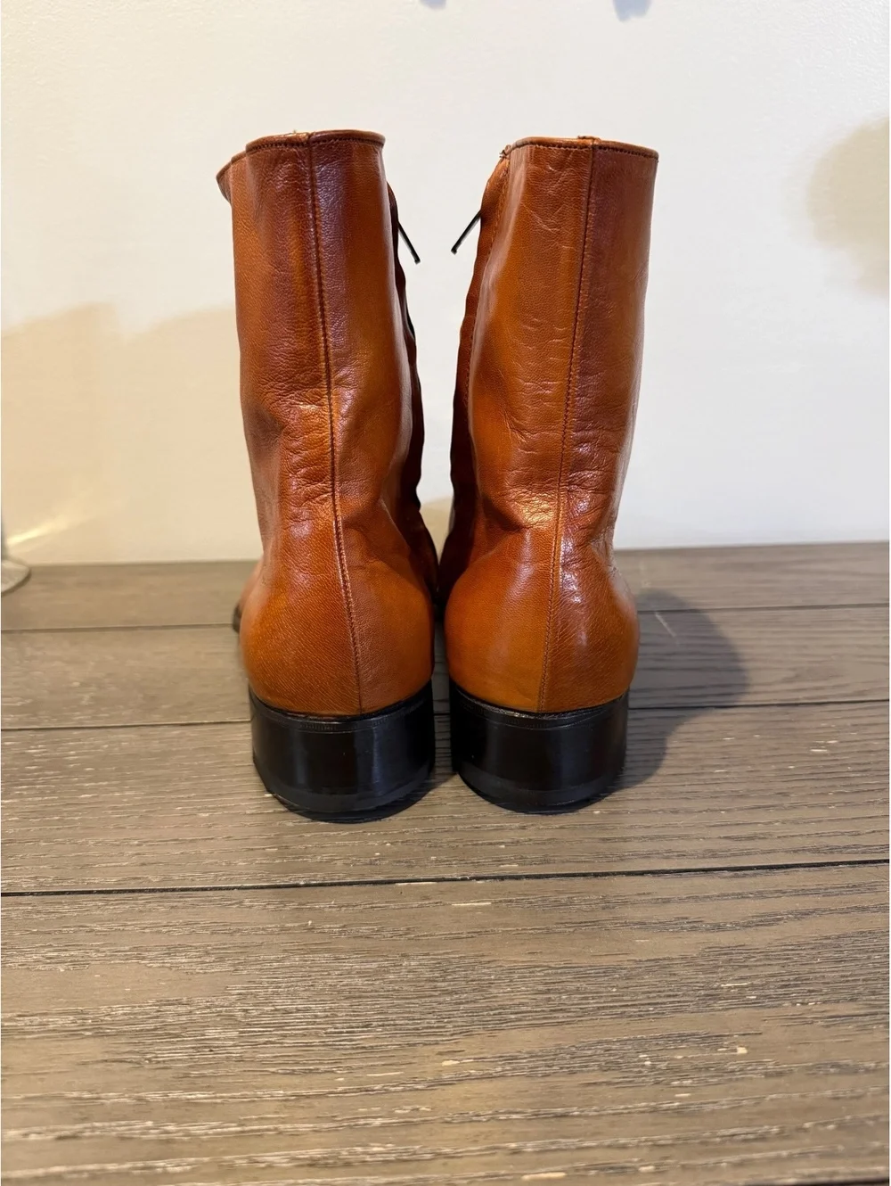 Florsheim Imperial Brown Leather Ankle Boots Size 9.5